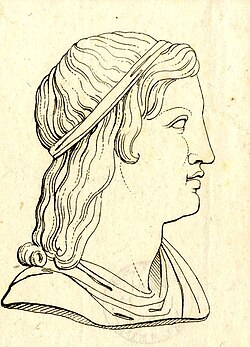 A later artist’s depiction of Suetonius, not drawn from life, c. 69–c. 122.
