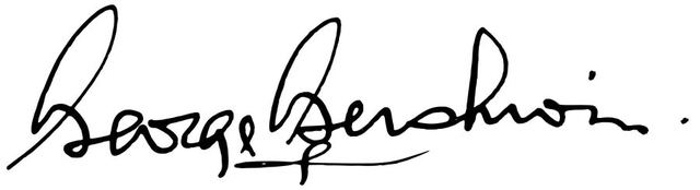 George Gershwin signature