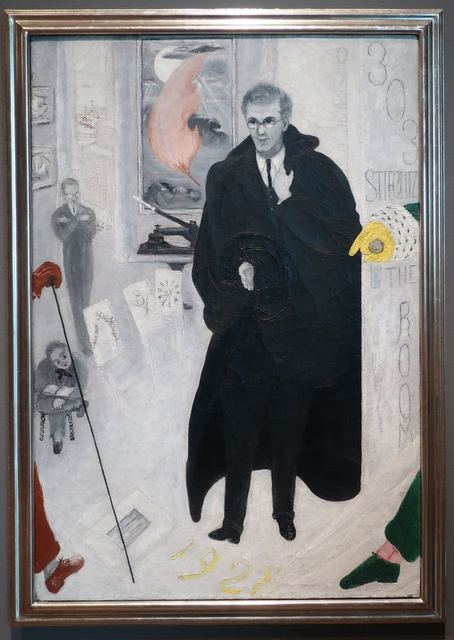 Portrait of Alfred Stieglitz by Florine Stettheimer, 1928, oil on canvas